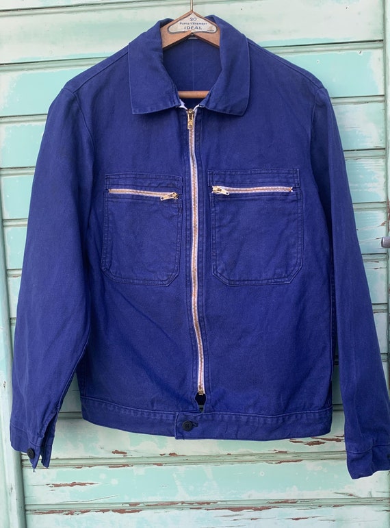 ジャケット・アウター 60's LABOUREUR French Cyclist Jacket original-1960s-french-blue-