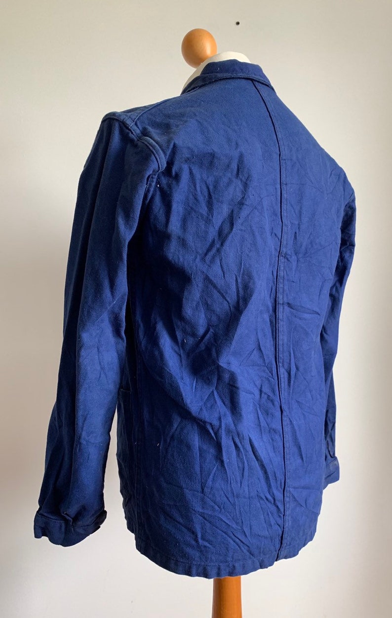 Vintage Chore Coat FK9 Size M French 1960/'s Work-wear Jacket
