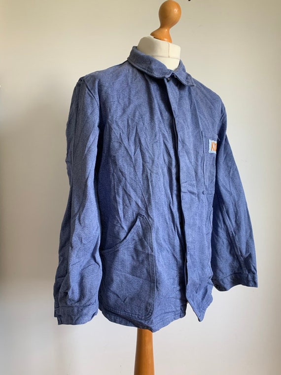 French Workwear, Size L, 60's Vintage Chore Coat,