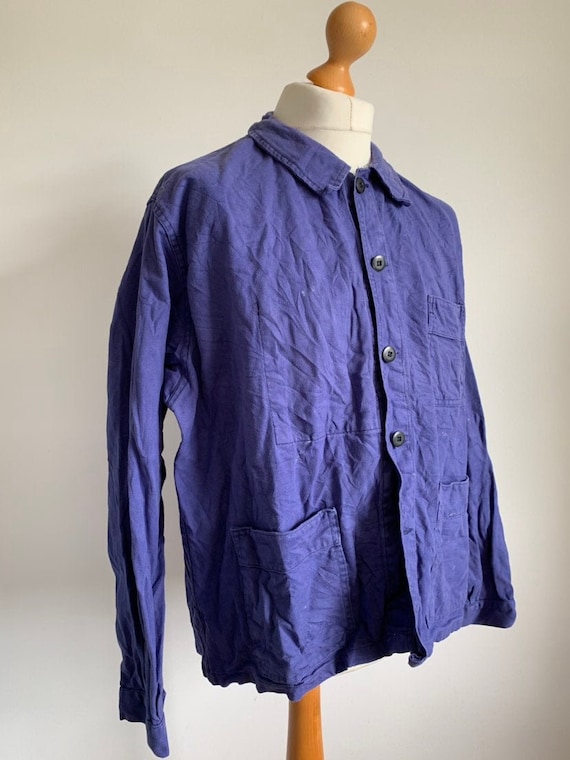French Work-wear, Size L, Vintage Work Coat, J22