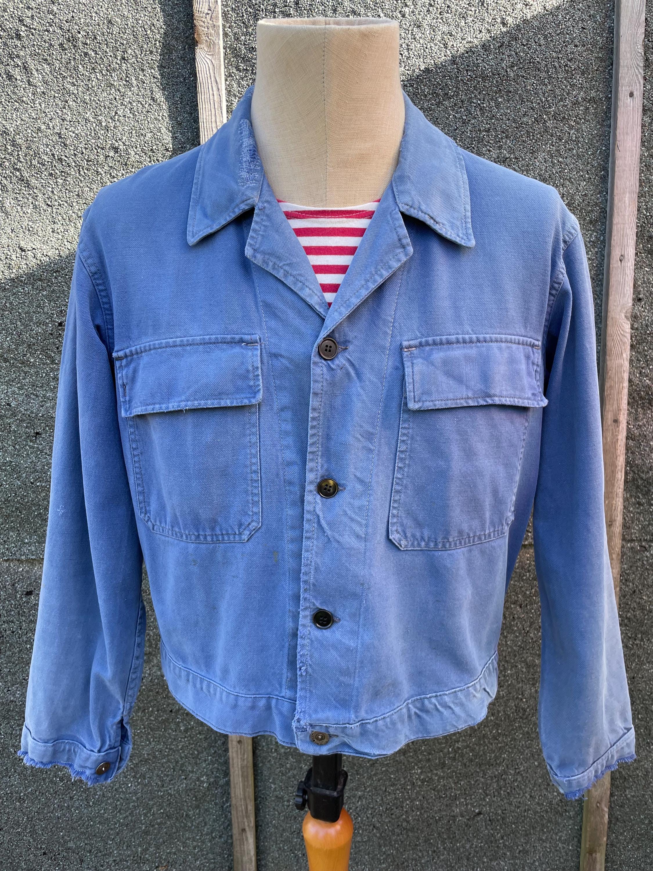 French Cyclist Moleskin Jacket - Etsy
