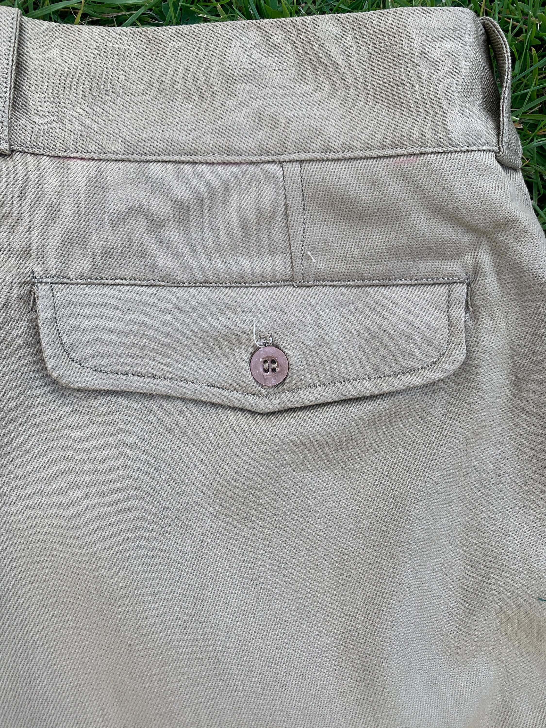 Un-worn 1950's Shorts. French M47, Indo-china Campaign. Dead