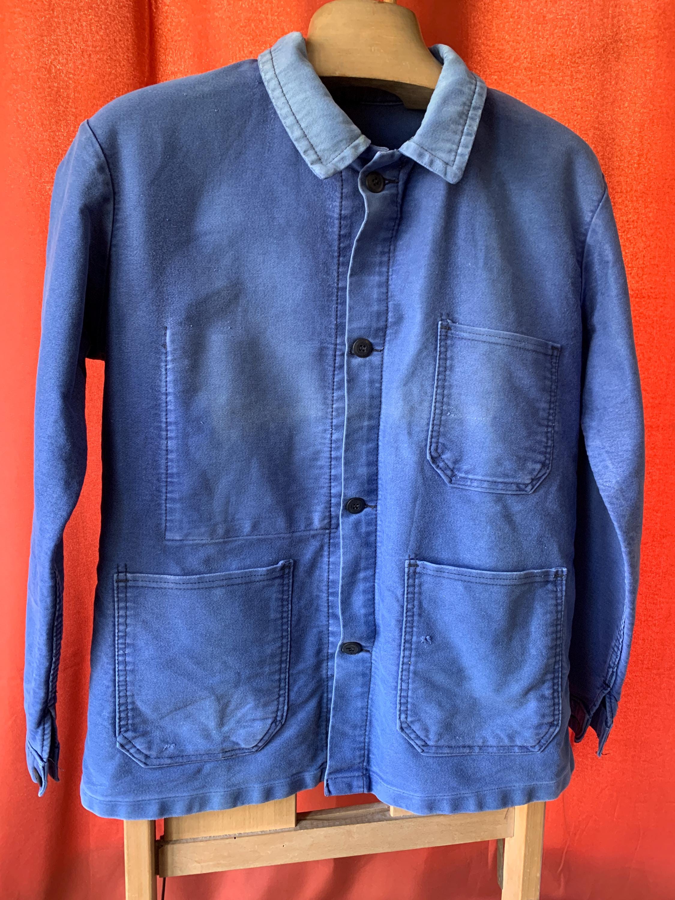 Blue Moleskin Jacket - Etsy Blue Moleskin Jacket - Etsy