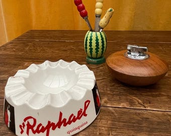 1950 年代/1960 年代のヴィンテージ フランス製デュボネ広告用灰皿