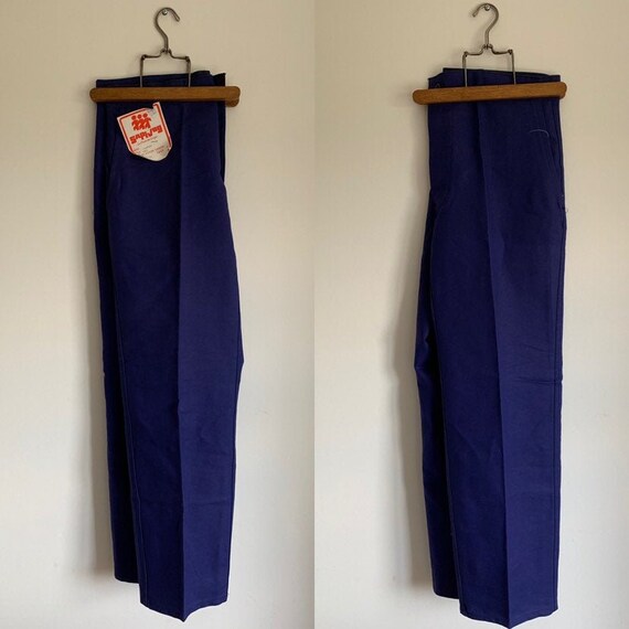 T28. Vintage French trousers, un-worn Dead-stock,… - image 1