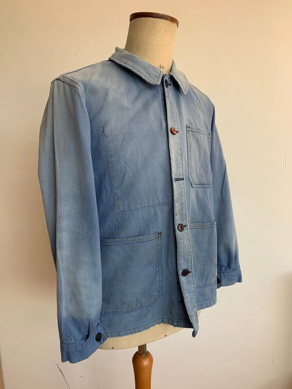 French Workwear Jacket, Size M, Vintage Chore-Coat