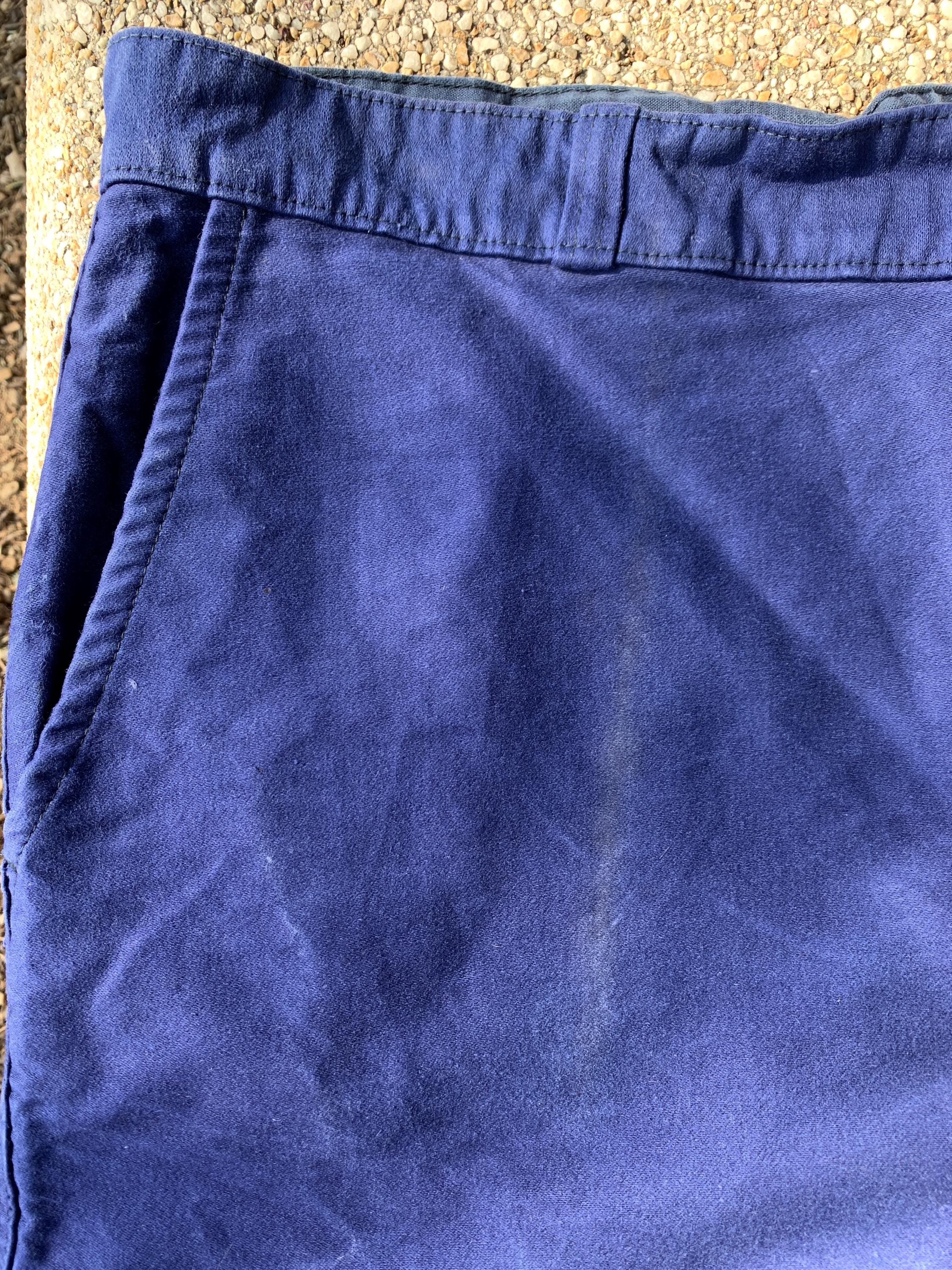 M*様 【1900s】vintage French fireman pants 30's] French Vintage Indigo Linen Fireman Pants