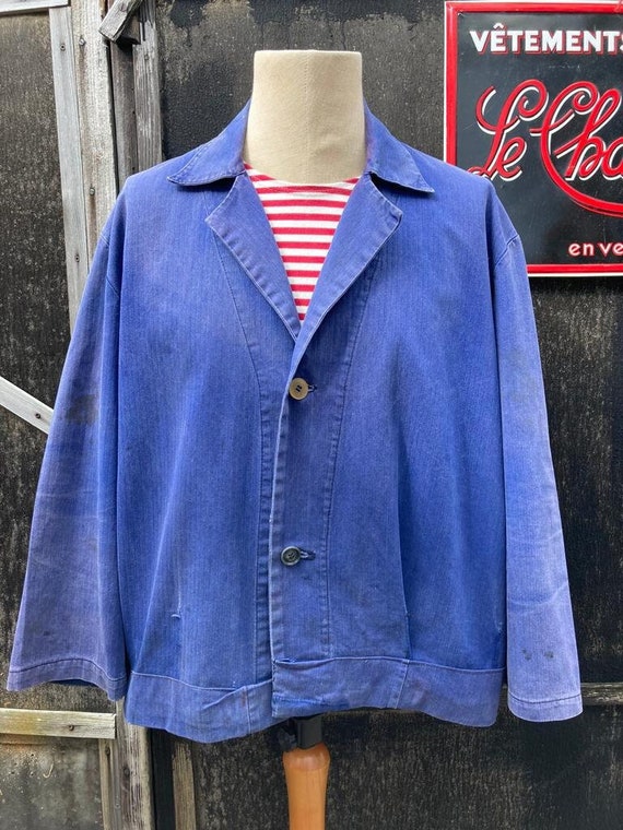 Blue workwear jacket hot sale