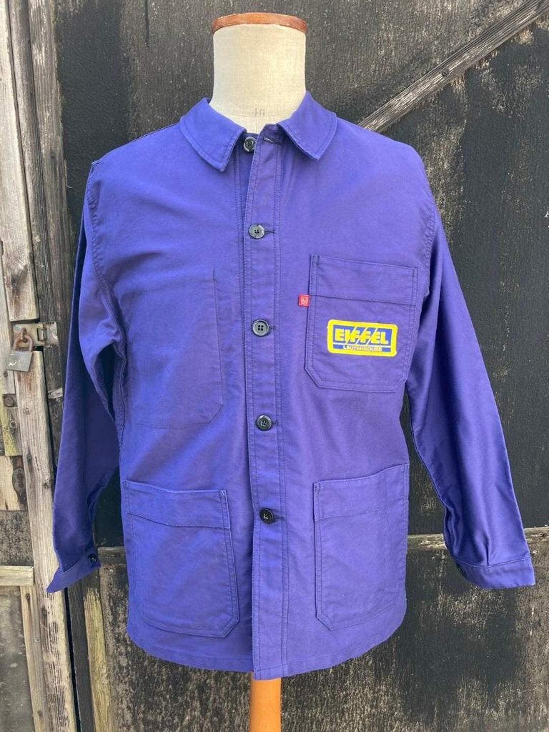 40〜50's French Twill Jacket crazypattern Buy French Workwear Moleskin Jacket, Size L, 1005 Cotton