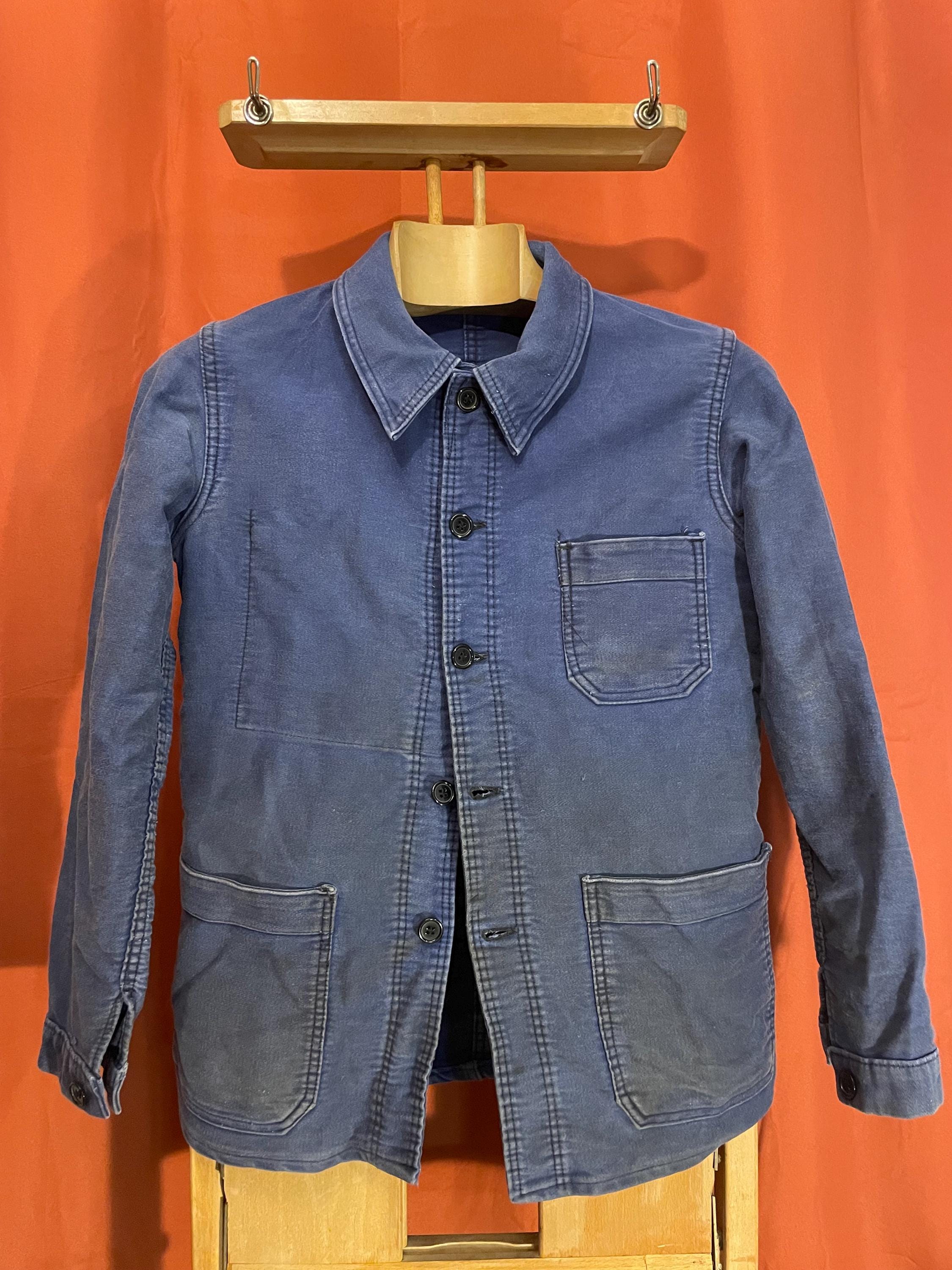 Exceptional, Size Small, French Moleskin 1960's Workwear Jacket