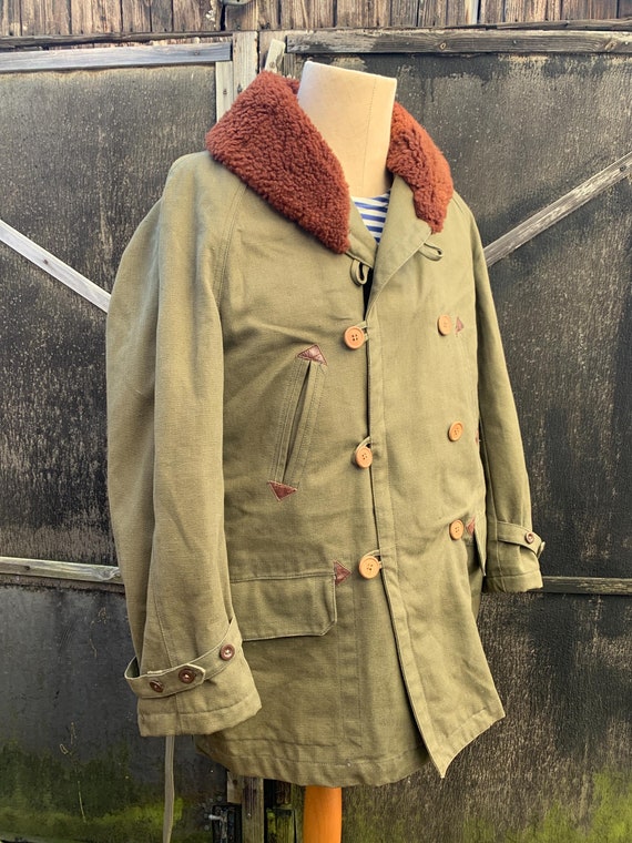 Veste Canadienne Vintage - Taille M, Rouge, Bomber - Neuf Sans étiquettes
