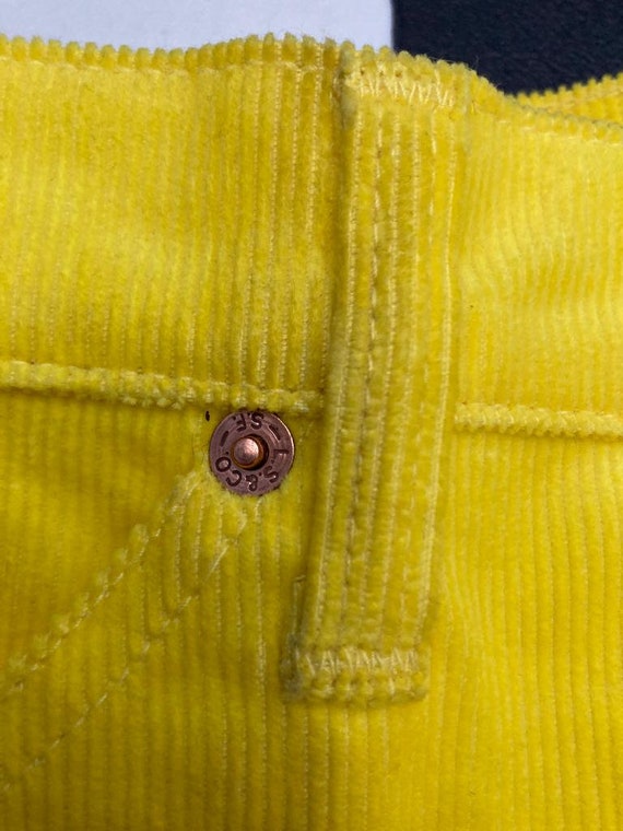 Rare Dead-Stock 1970's, Yellow Levi's Corduroy Pants/… - Gem