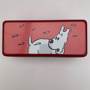 French Tintin biscuit Tin, Limited Edition 2011