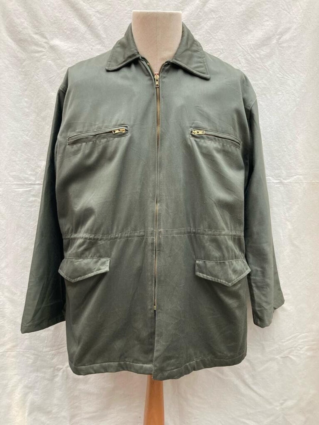 Vintage 1930s-50s Red Head Brand Canvas Hunting Jacket Game