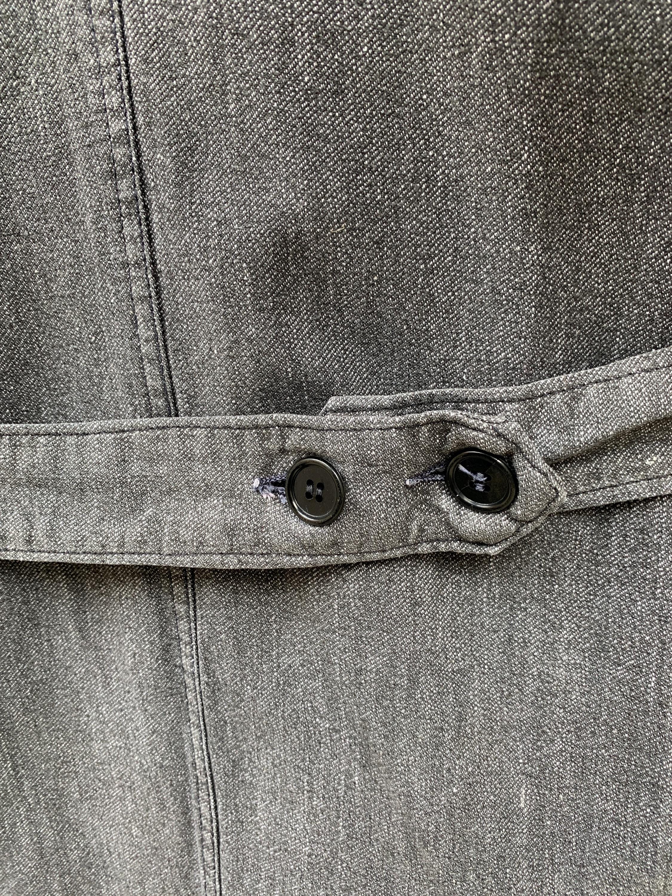 Size Medium/large Vintage French Chambray Atelier Coat