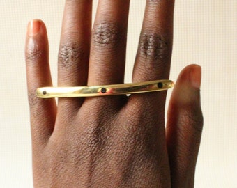 Brass ring-African brass ring-African jewelry-Statement Ring- ring-Gold ring-African ring-Ethnic ring-Tribal ring-Maasai jewelry