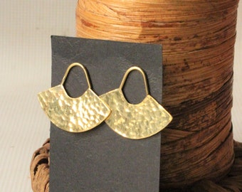 Stud Brass earring-Africa jewelry-Statement earring-Africa earring-Dangle earring-Africa jewelry for women