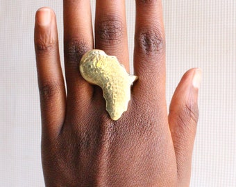 Brass ring-Africa brass ring-African jewelry-Statement Ring- ring-Gold ring-African ring-Ethnic ring-Tribal ring-Maasai jewelry