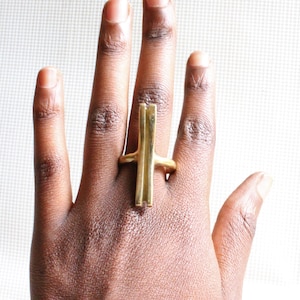 Brass ring-African brass ring-African jewelry-Statement Ring- ring-Gold ring-African ring-Ethnic ring-Tribal ring-Maasai jewelry