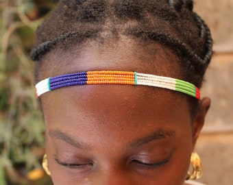 Maasai headpiece-Head jewelry-Maasai jewelry-Headpiece jewelry-African jewelry-African beaded headpiece-Bead headpiece-Beaded headpiece