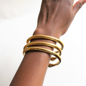 Africa gold bracelet-Africa brass bracelet-African jewelry-Brass cuff-Stacking bracelet-Cuff bracelet-Gold bracelet-Adjustable cuff