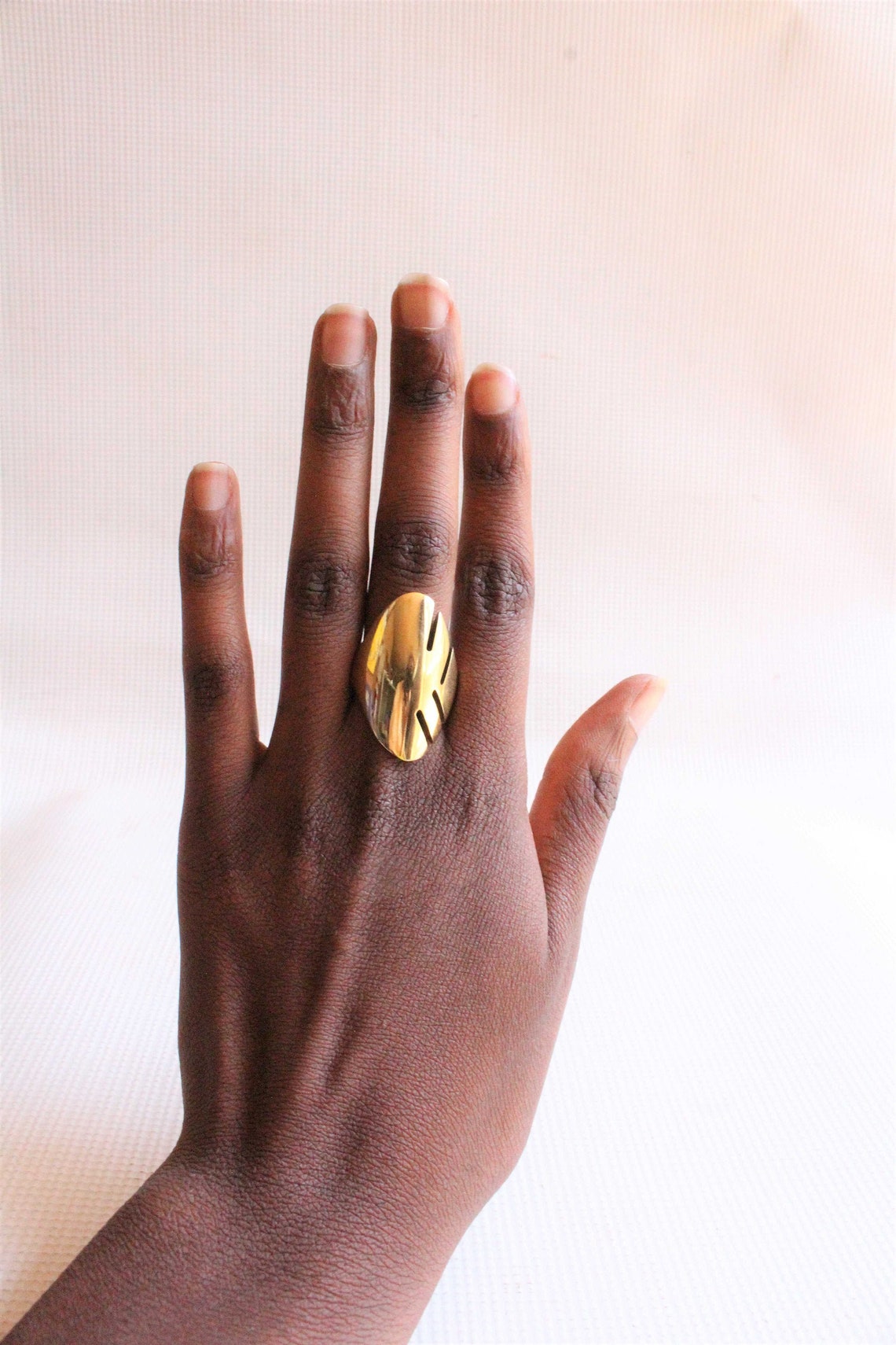 Brass ringAfrican brass ringAfrican jewelryStatement Ring Etsy