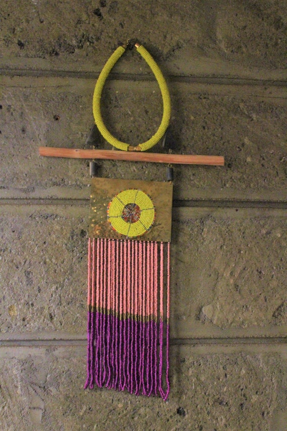 African Decorbrass Wall Hangingafrica Wall Hanginggold Etsy