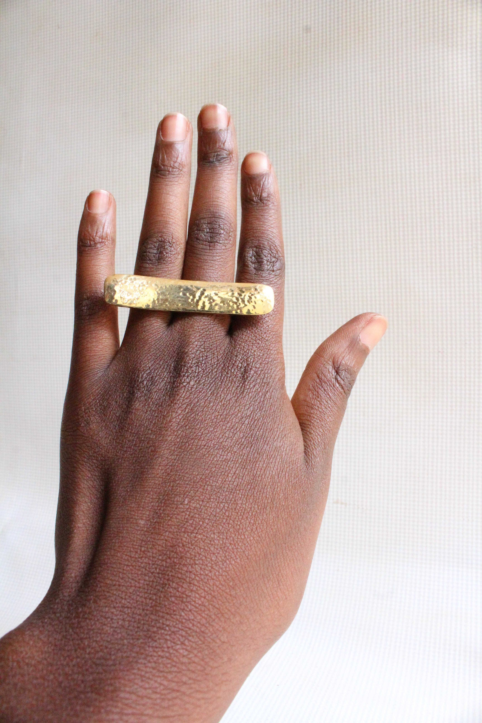 Brass ringStatement RingAfrican jewelry ringGold Etsy
