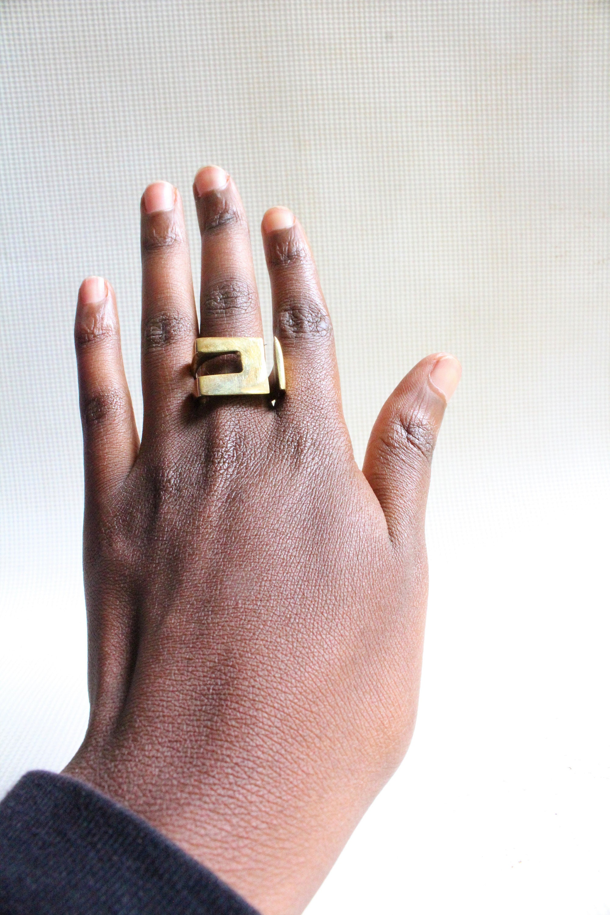 Brass ringAfrican brass ringAfrican jewelryStatement Ring Etsy