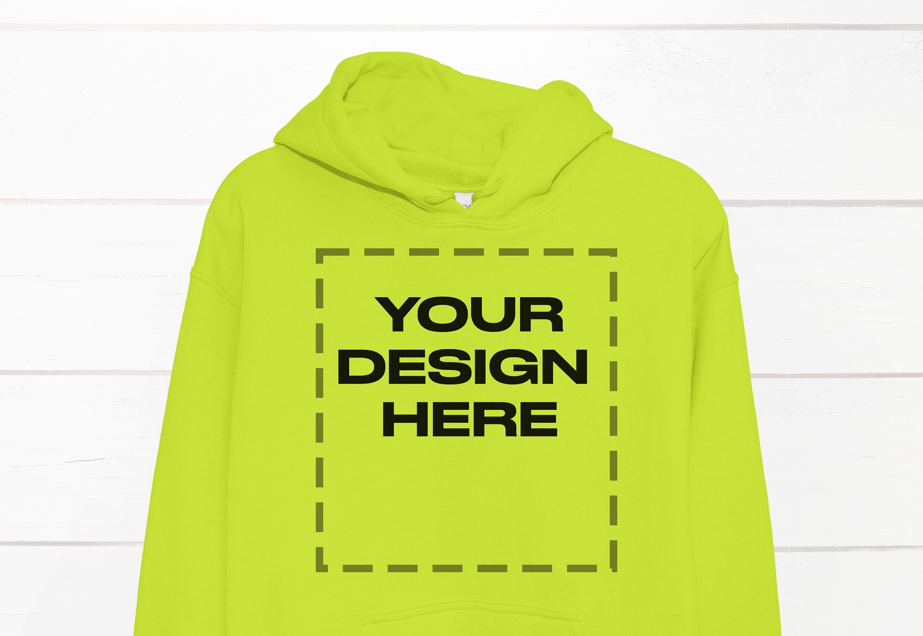Safety Green Hoodie Etsy