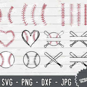 Baseball SVG Bundle, Baseball Svg, Baseball Stitches svg, Baseball Monogram SVG. Silhouette design png Cameo Cut file