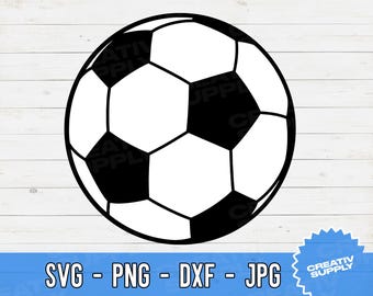 Soccer Ball SVG Soccer Svg Team Vector Cut File for Cricut Soccer Mom Svg Png dxf Sports Svg Soccer shirt Gameday Clipart