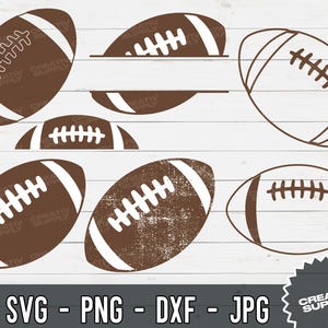 Football svg bundle Football SVG Sports Silhouette American football monogram svg files Foot ball Name Frame Dxf Cameo Circut Cutfile