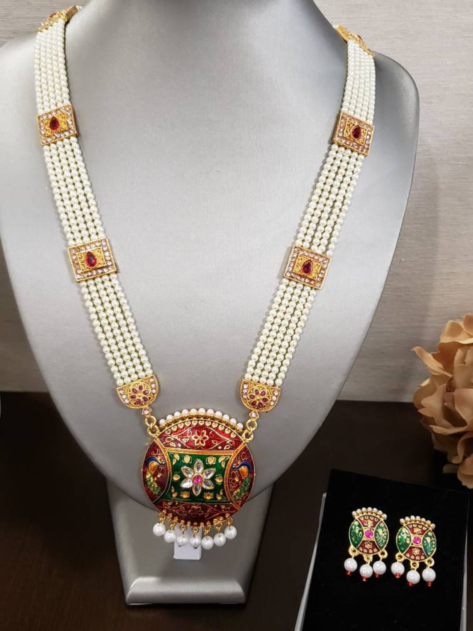 Indian bridal mala setvintage jewelry pakistani/punjabi Etsy