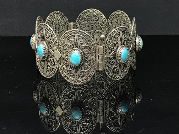 Turquoise store silver bangle