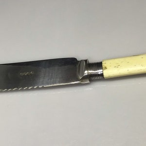Art Deco pineapple knife hallmarked sterling collar