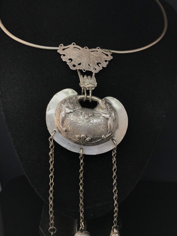 Southern China Antique Hmong Torc Necklace
