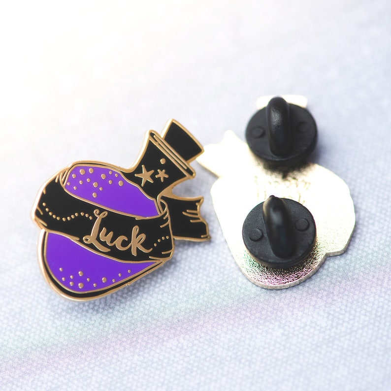 Liquid Luck Pin, Hard Enamel Lucky potion Pin image 4