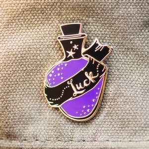 Liquid Luck Pin, Hard Enamel Lucky potion Pin image 2