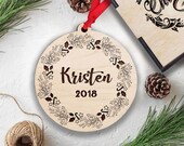 Personalized Christmas ornaments balls Family, Wooden Christmas ornaments, Christmas Personalized gift, Custom gift for friend