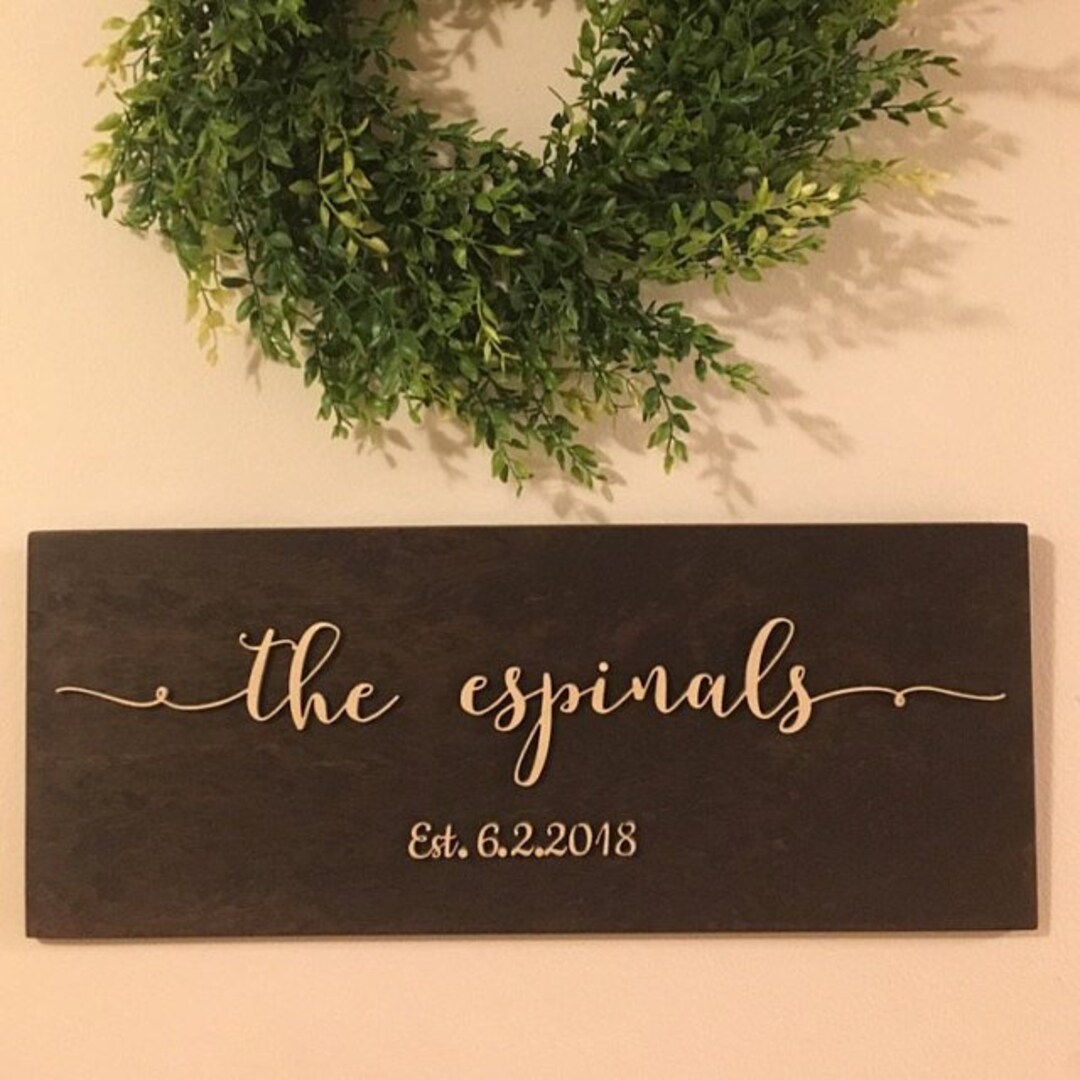 Custom Wood Signs | Name Signs | Family Sign Wood | Family Sign ...