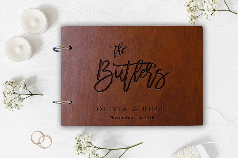 Wedding Guest Book Rustic Wedding Guest Book Wooden Guest Etsy
