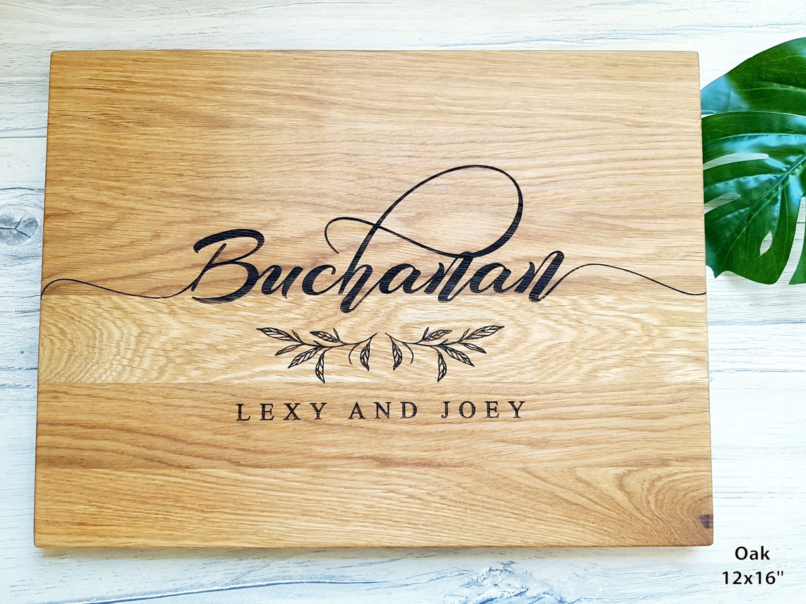 Personalized Cutting Board Wedding Gift Bridal Shower Gift Etsy