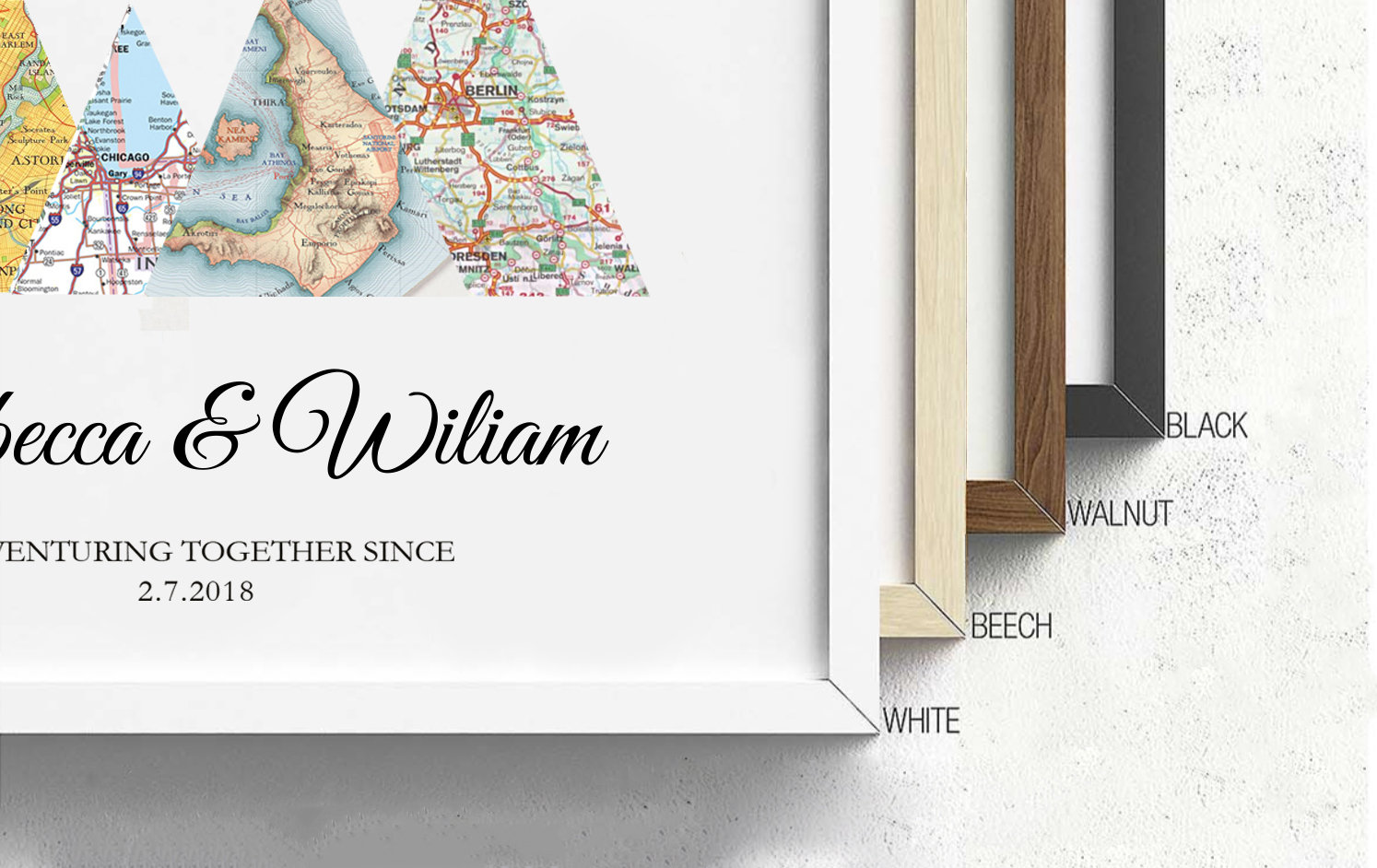 Personalized Wedding Gift or Anniversary Gift for Couples | Etsy