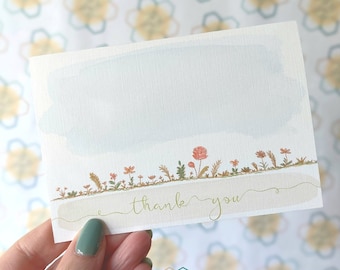 Note Cards – “Wildflowers” – 3.5 x 5” with Envelopes