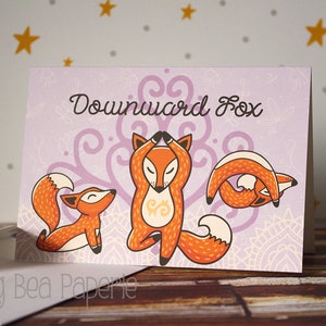 LIQUIDATIONS**Cartes de correspondance – « Renard vers le bas » – 3,5 x 5 pouces avec enveloppes