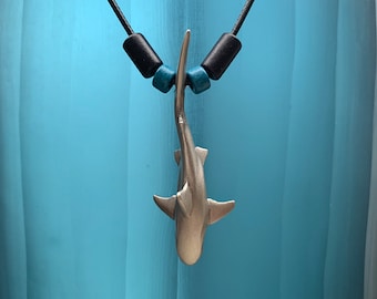 Shark, Reef Shark Necklace, Grey Reef Shark Pendant Only | Shark Necklace, Shark Jewelry, Ocean Designs, Gifts for  Men and Women