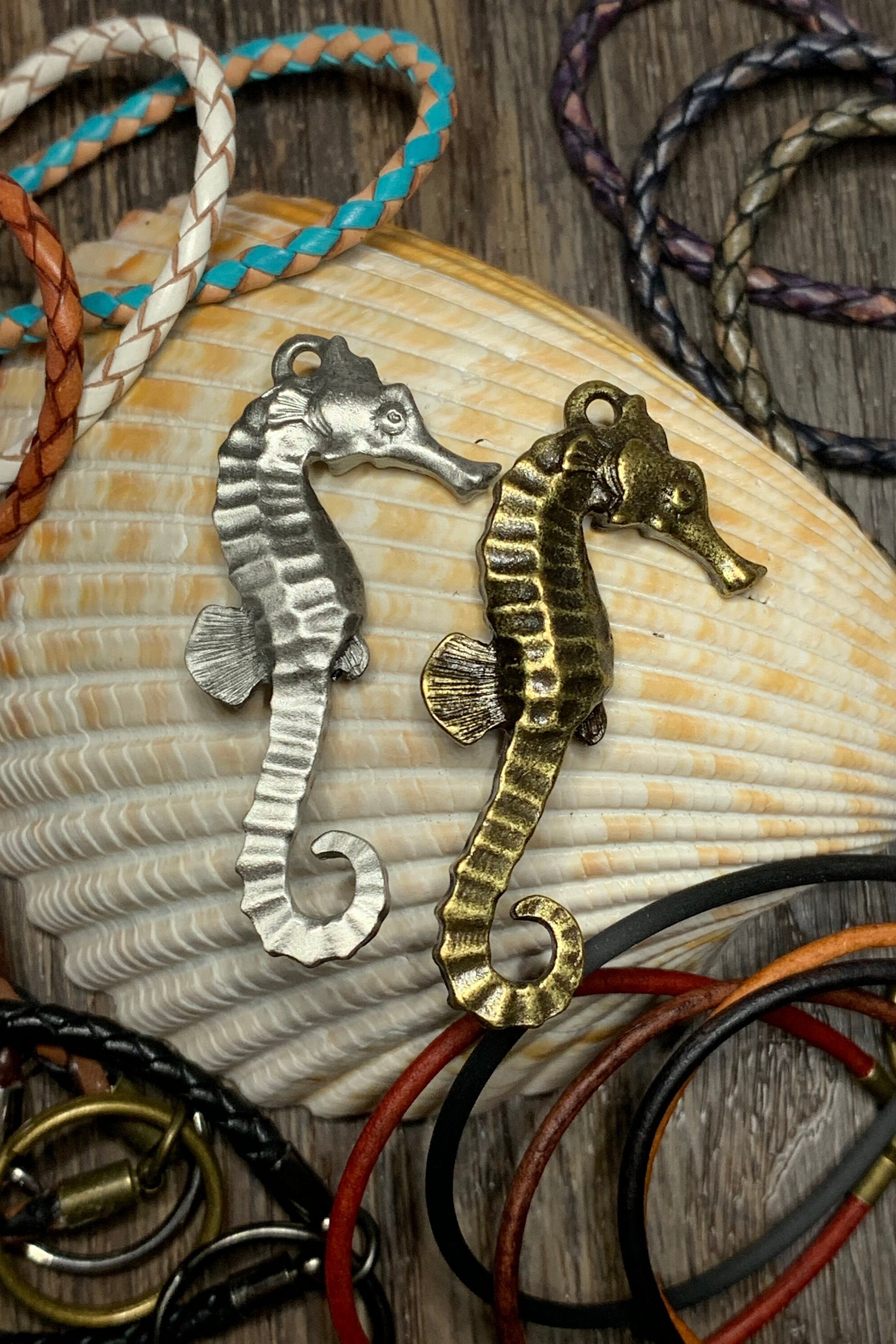 Seahorse  Key Chain Realistic Seahorse Gifts for Divers Beach gifts 
