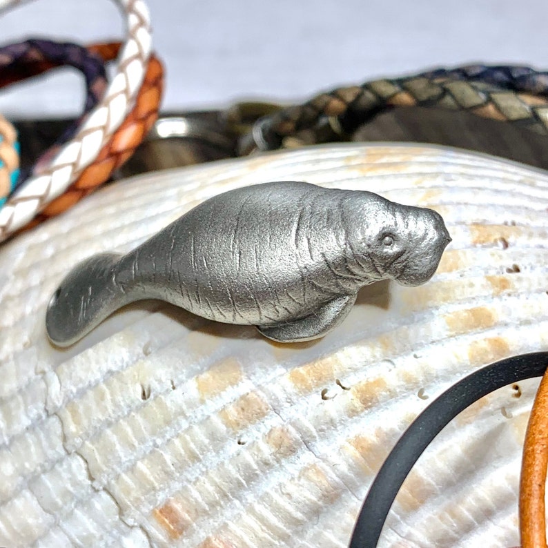 Manatee Key Chain Manatee Pendant Manatee Charm Nautical Gift Ocean Design Gift for Men and Women Manatee Gift SeaLife Jewelry image 1