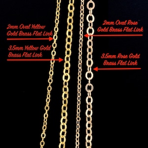 Best seller...Brass Rose Gold Chain, Gold Chain, Finished Chain, Gold Necklace, Fine Cable Chain, Dainty Chain, Minimalist Chain